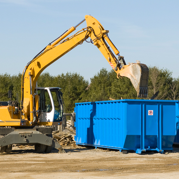 what size residential dumpster rentals are available in Thawville